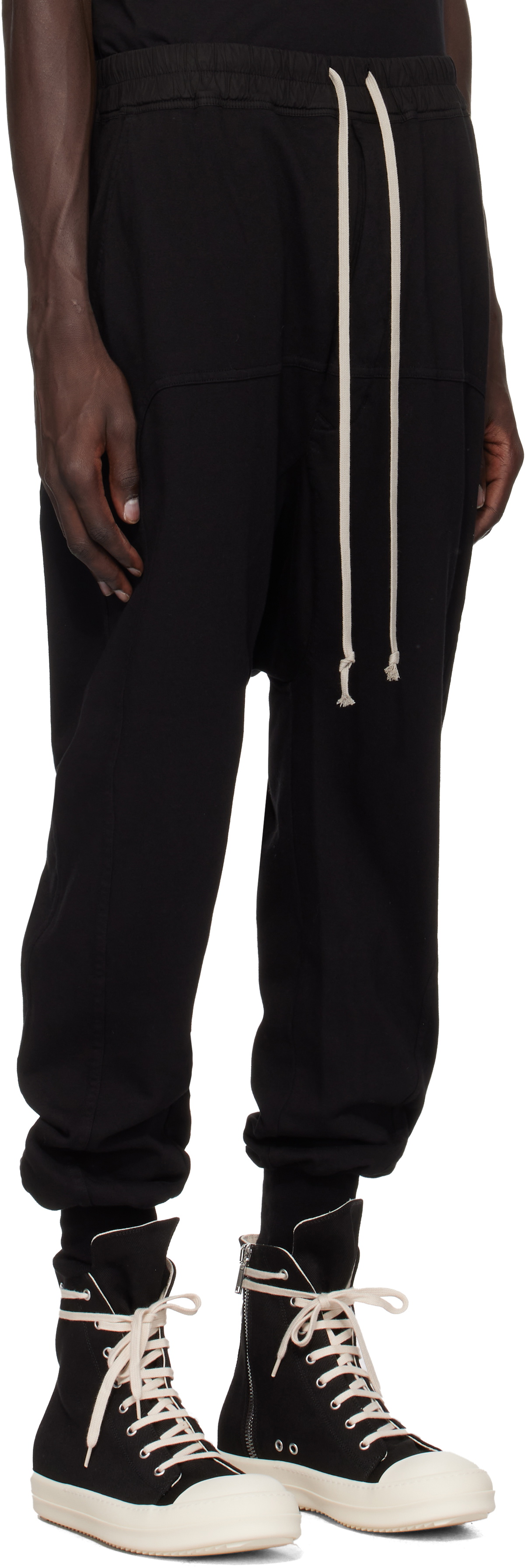 Rick Owens DRKSHDW Black Porterville Prisoner Drawstring