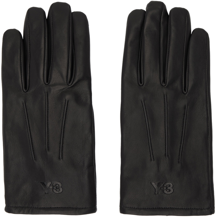 Y-3 Men's Gore-tex Gloves in Black Y-3