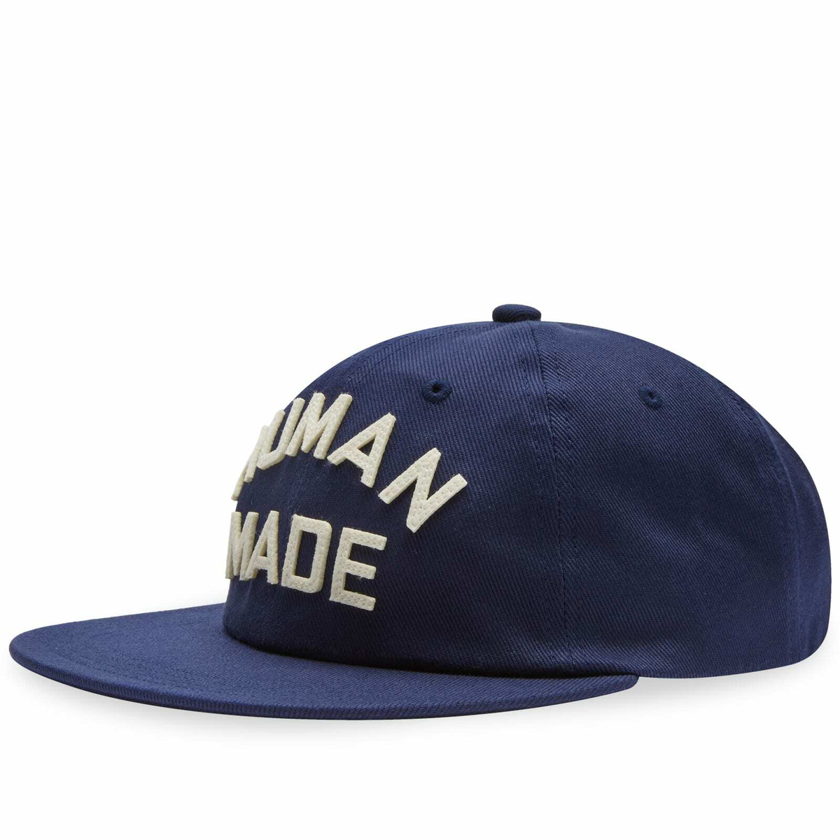 Human Made Men's Font Cap in Navy Human Made