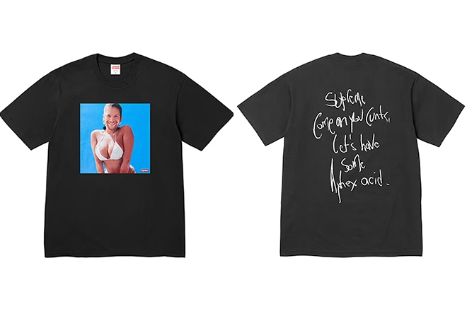 Supreme collaborate with Aphex Twin on 'Windowlicker' artwork tee