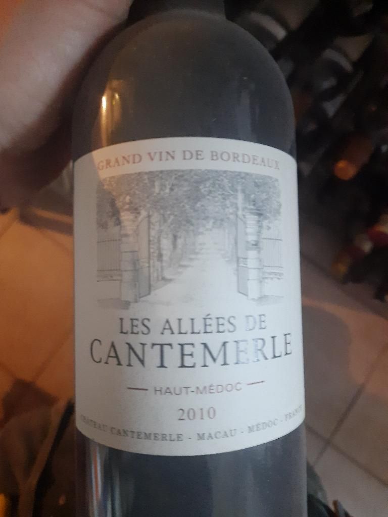 2010 Château Cantemerle Les Allées de Cantemerle - CellarTracker