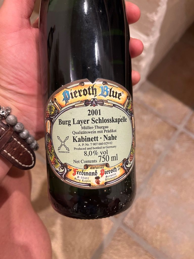 1997 Ferdinand Pieroth Burg-Layer Schloßkapelle Müller-Thurgau