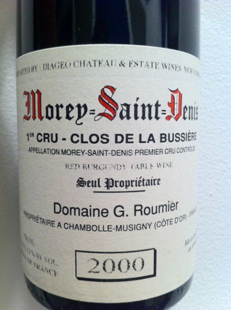 2000 Domaine G. Roumier / Christophe Roumier Morey St. Denis 1er