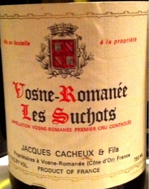 2000 Jacques Cacheux & Fils Vosne-Romanée 1er Cru Les Suchots