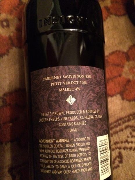 2009 Joseph Phelps Insignia - CellarTracker