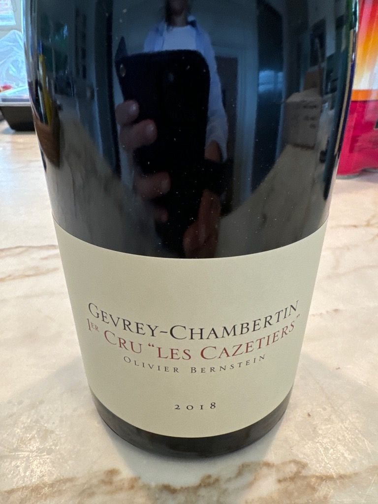 2011 Olivier Bernstein Gevrey-Chambertin 1er Cru Les Cazetiers