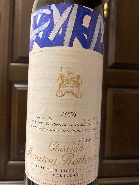 1976 Château Mouton Rothschild - CellarTracker