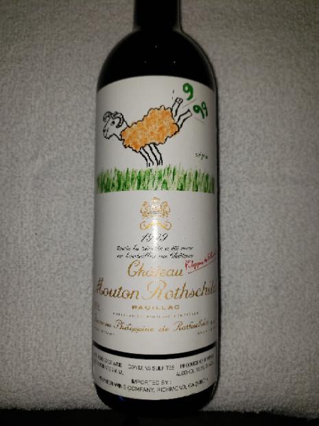 1999 Château Mouton Rothschild - CellarTracker