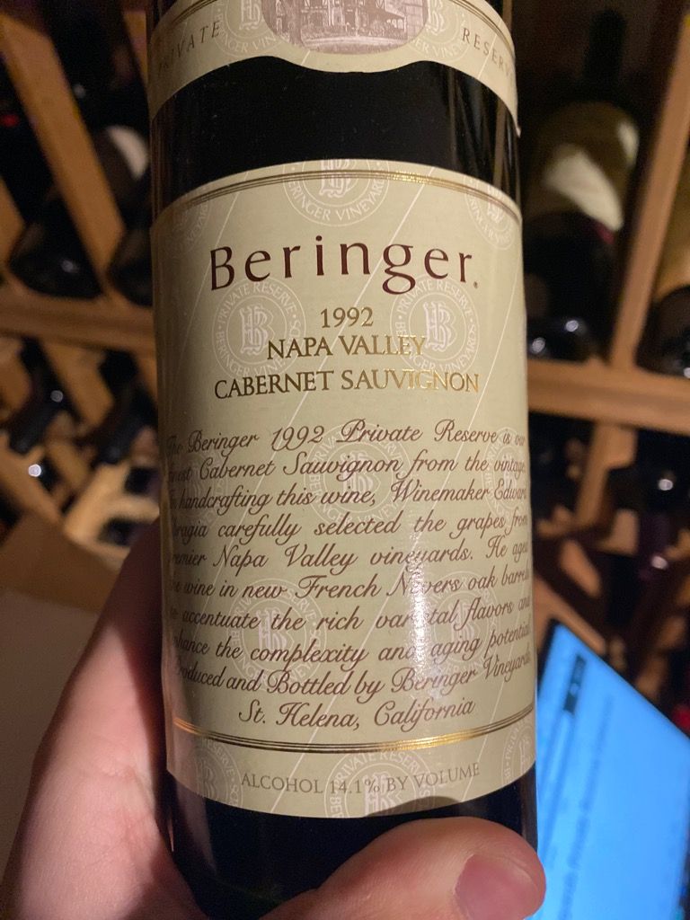 1997 Beringer Vineyards Cabernet Sauvignon Private Reserve