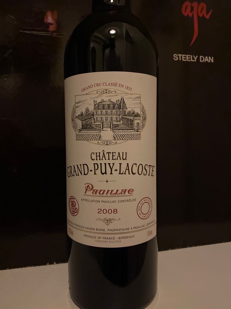 2008 Château Grand-Puy-Lacoste - CellarTracker