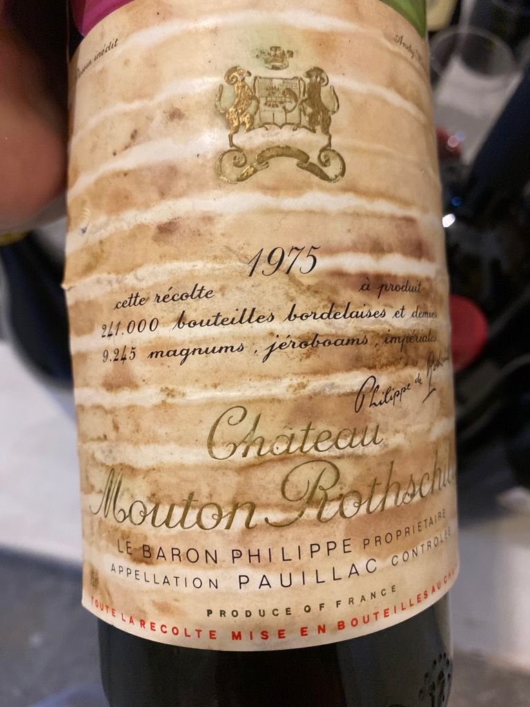 1975 Château Mouton Rothschild - CellarTracker