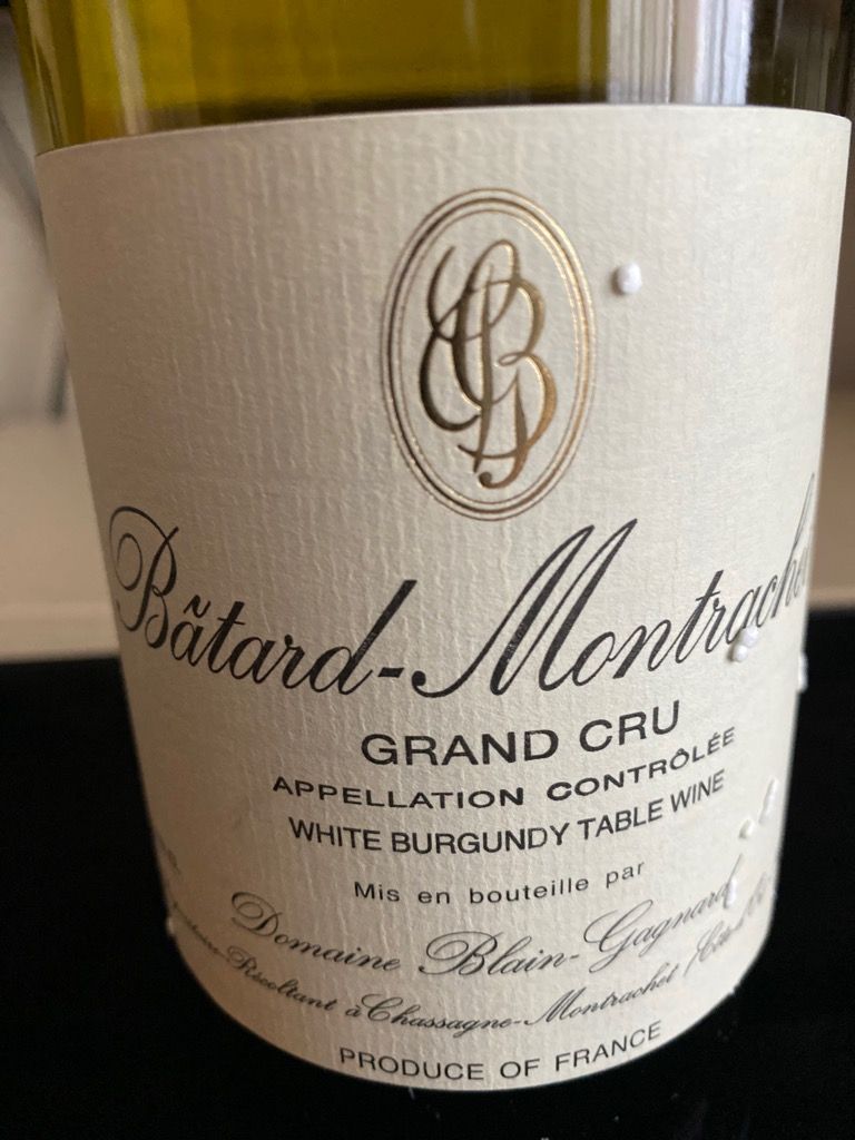 2019 Blain-Gagnard Bâtard-Montrachet - CellarTracker
