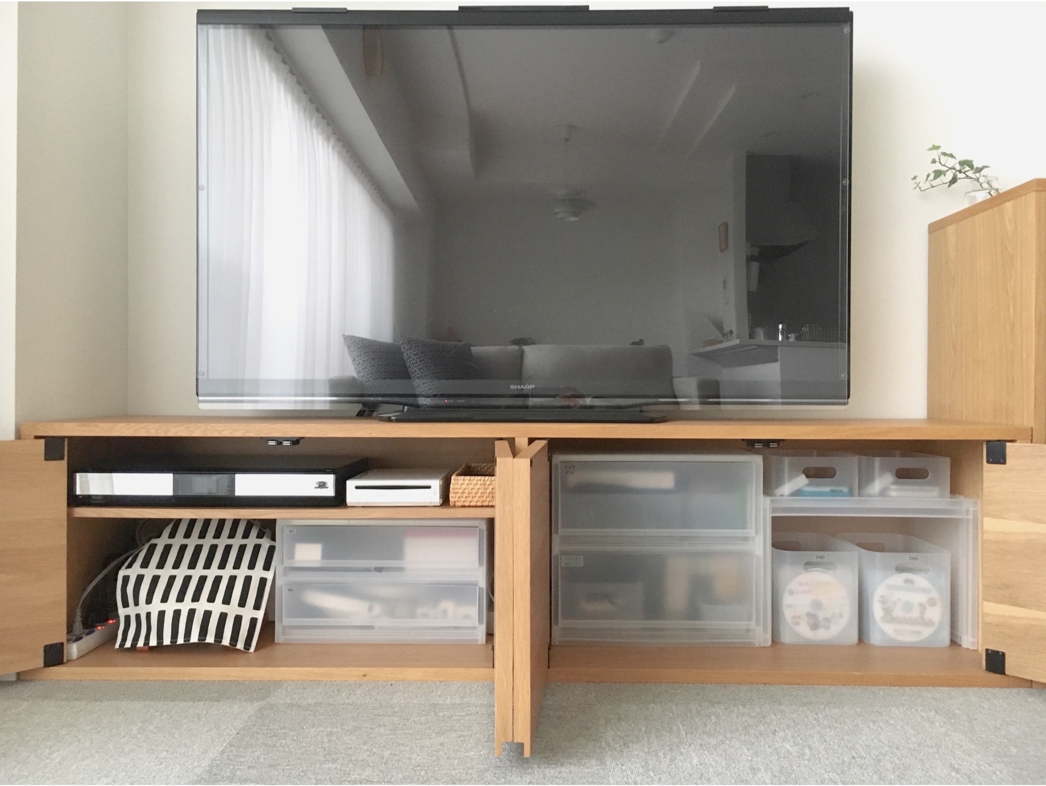 無印良品 スタッキングキャビネットテレビ台 無印良品 スタッキング