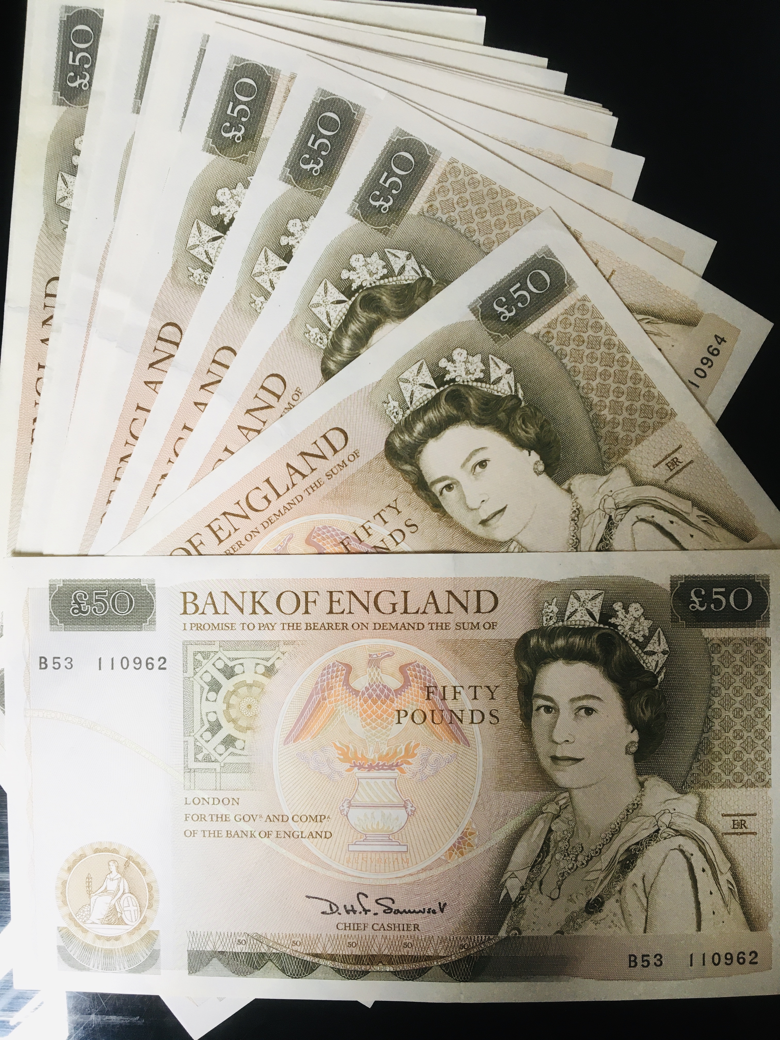 イギリス 旧ポンド紙幣