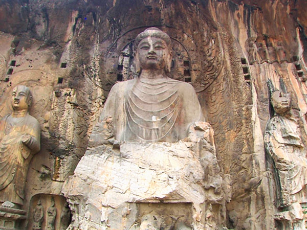 中国初唐・末期「名品・石仏龕」南北朝時代・大乗仏教寺院放出・博物館