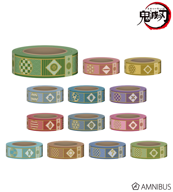 アニメ「鬼滅の刃」 - トレーディングマスキングテープ | AMNIBUS