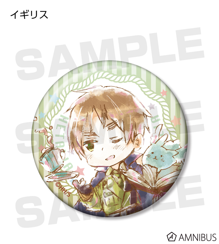 ヘタリア チェンジング缶バッジ ミュージアム イギリス ヘタリア