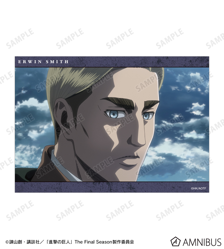TVアニメ『進撃の巨人』 - エルヴィン 場面写ブロマイド3枚セット