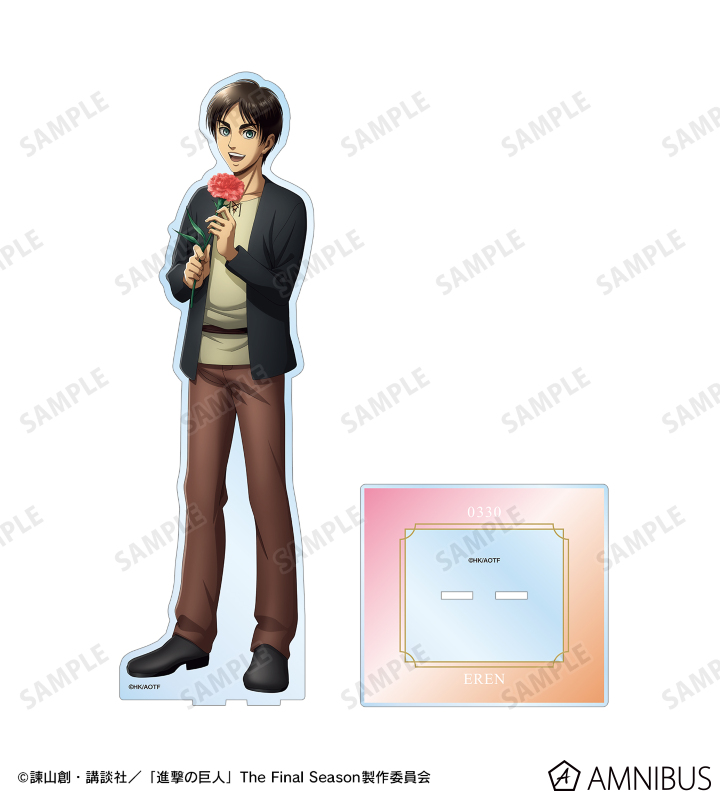 進撃の巨人 全種セット アクリルクリップ ジョイポリス リヴァイ