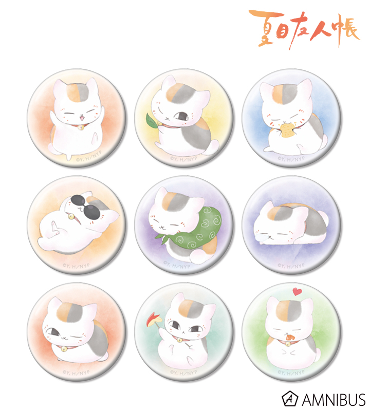 k789 夏目友人帳 劇場版 うつせみに結ぶ 缶バッジ 夏目貴志 ニャンコ