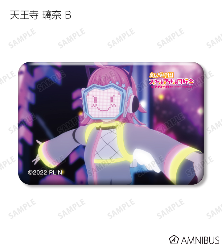 ラブライブ 虹ヶ咲学園 天使と悪魔 缶バッジ 天王寺璃奈 ラブライブ 虹