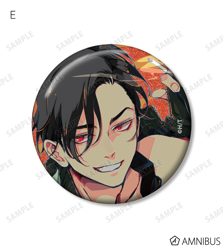 ハッピークソライフ - トレーディンググリッター缶バッジ | AMNIBUS