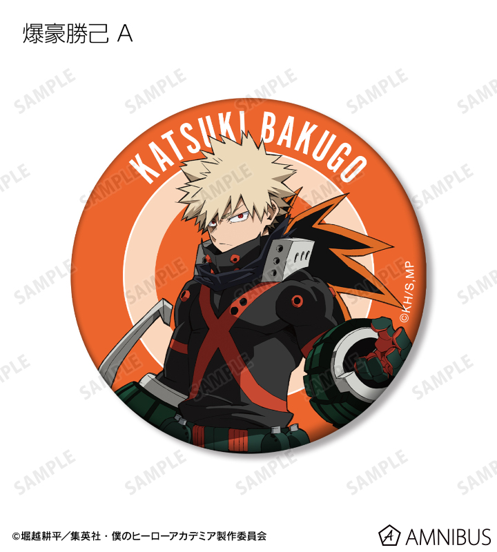 アニメ『僕のヒーローアカデミア』 - トレーディングマット缶バッジ