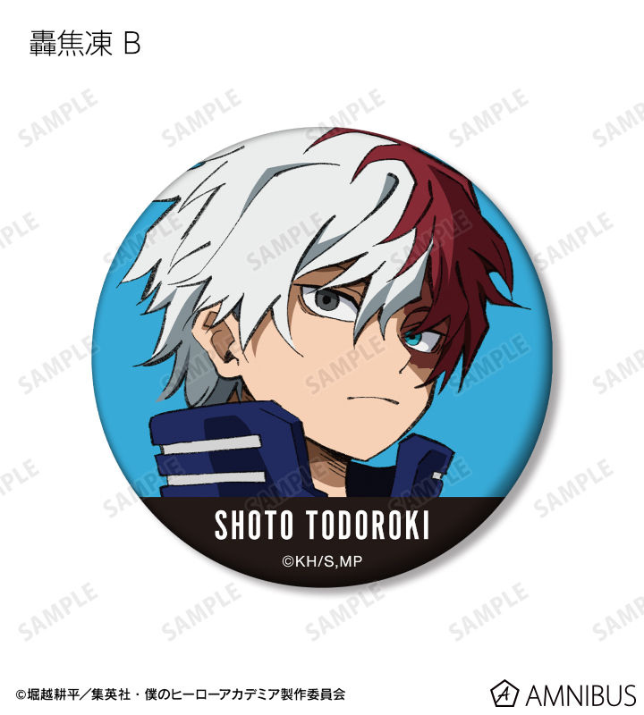 僕のヒーローアカデミア 轟焦凍 幼少期 TOHO 缶バッジ 僕のヒーロー
