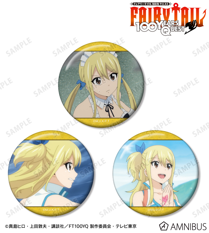 FAIRY TAIL キャラウムカフェ ルーシィ 缶バッジ 55点 FAIRY TAIL