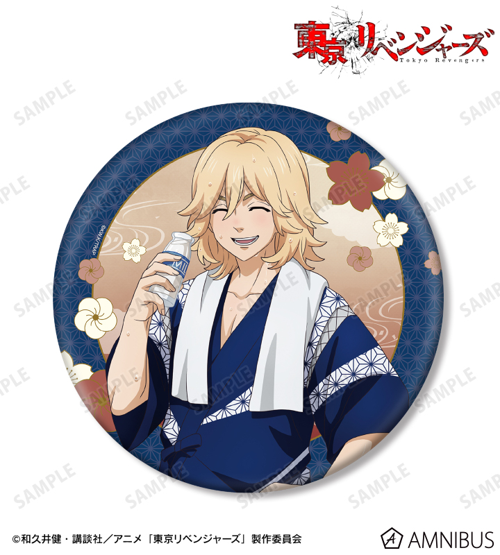 東京リベンジャーズ プリンセスカフェ サングラス&スーツ 缶バッジ