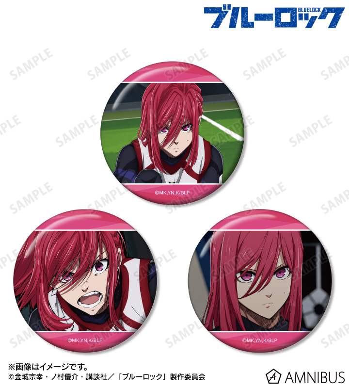 ブルーロック タクティカル缶バッジ 千切豹馬 ブルーロック