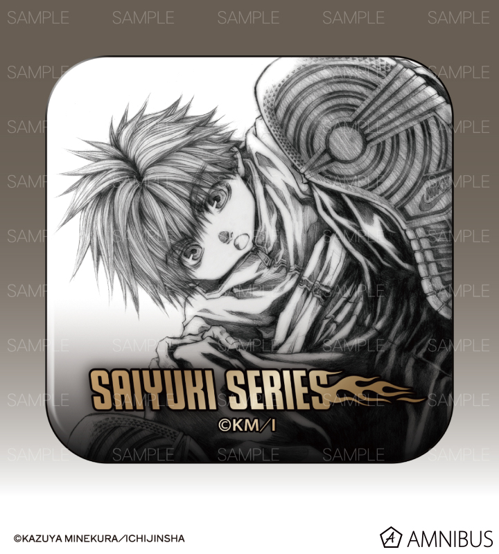 最遊記』シリーズ - 鉛筆画ver. トレーディングスクエア缶バッジ