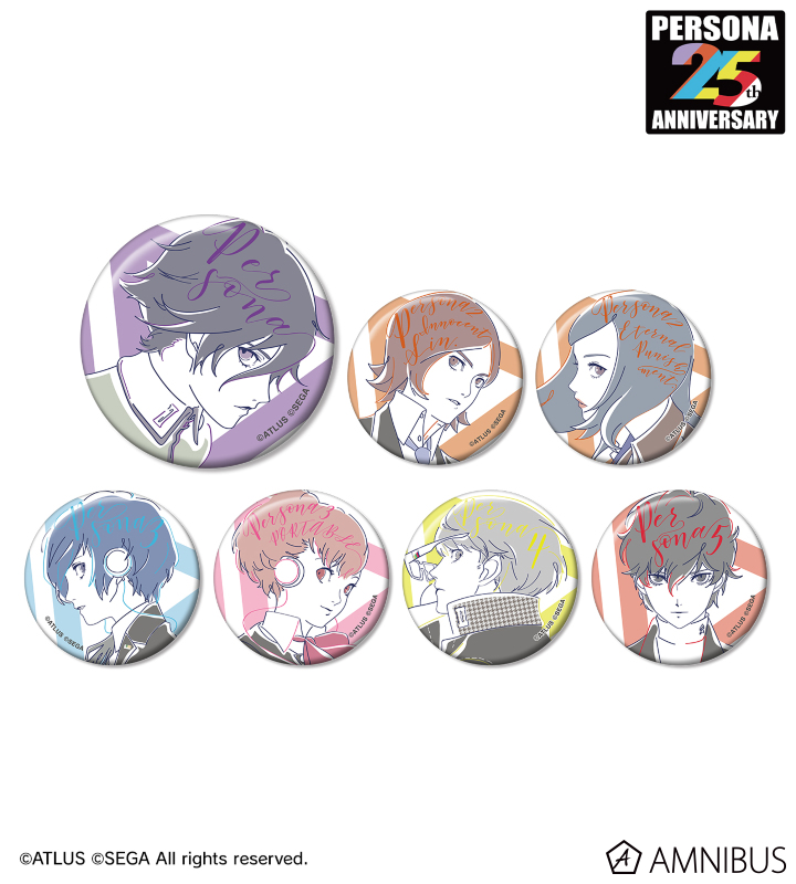 ペルソナQ2 P3 女性 主人公 缶バッジ ペルソナ3 P3 主人公 缶バッチ