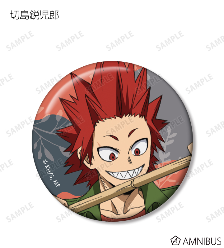 ヒロアカ 原作缶バッジ 原作 缶バッジ キャラバッジ 切島 切島鋭児郎