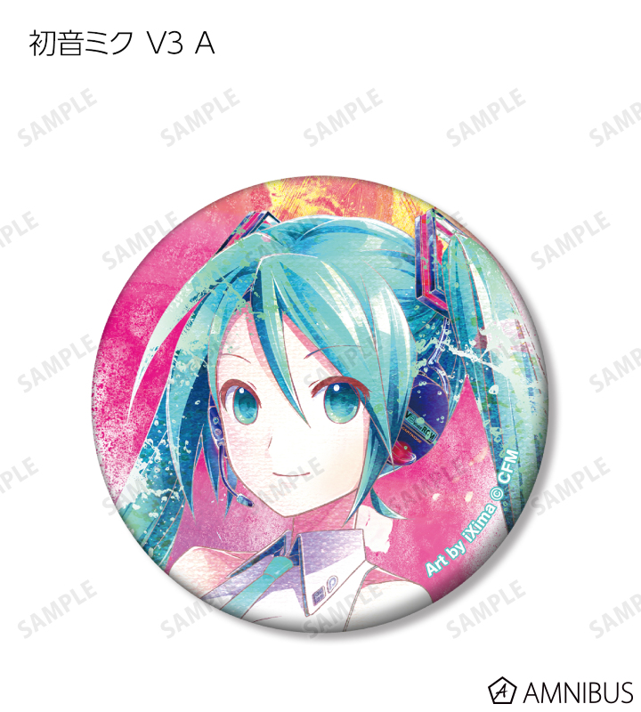 初音ミク - トレーディング Ani-Art 第3弾 マット缶バッジ | AMNIBUS