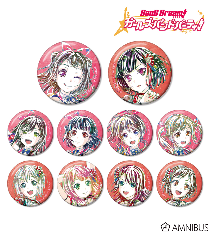 バンドリ 市ヶ谷有咲 星型缶バッジ - ピンズ・ピンバッジ・缶バッジ