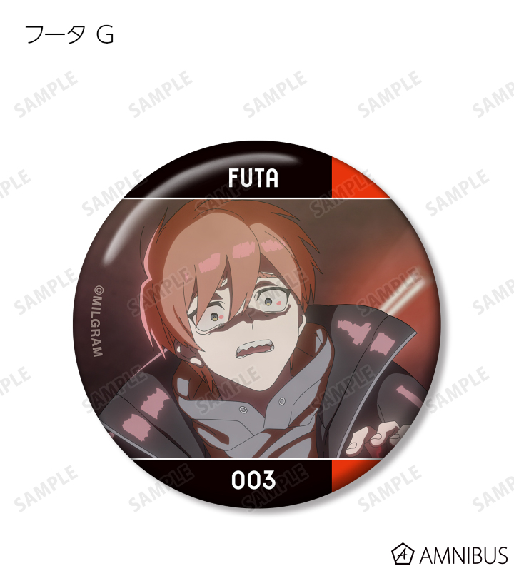 MILGRAM -ミルグラム- - トレーディング MV 缶バッジ フータ『バック