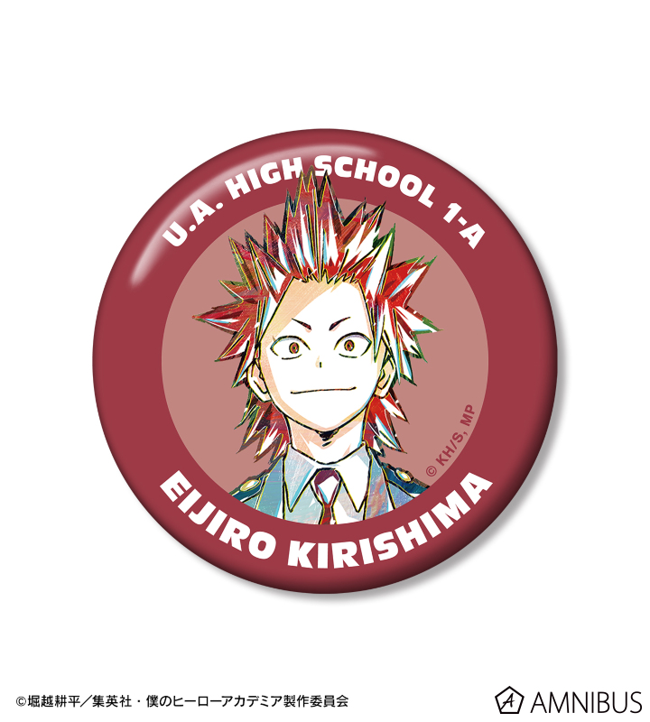 ヒロアカ 缶バッジ キャラバッジ 応援団 切島 切島鋭児郎 僕のヒーロー