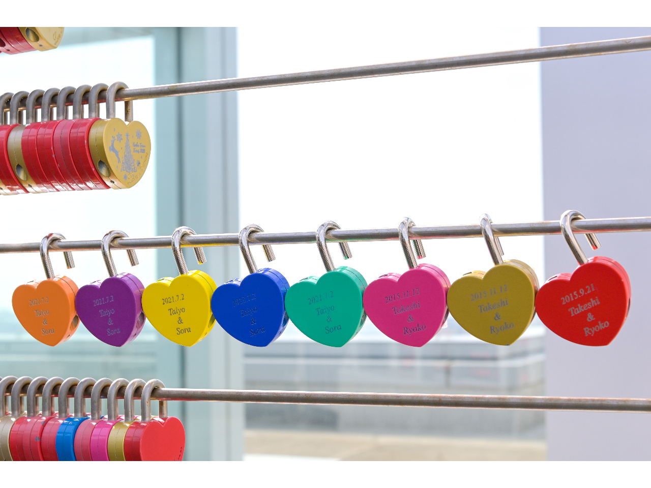 桜坂しずく ハートロック 梅田スカイビル 虹ヶ咲 ハートロック 空中