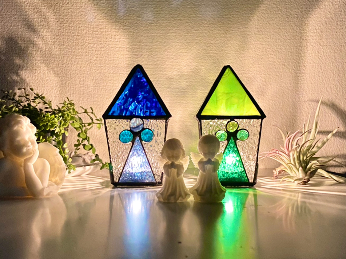 ジャン・ハガラ ステンドグラス 少年とお人形 ステファン ショップ