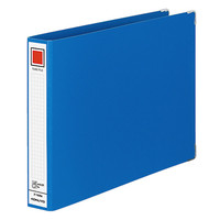 コクヨ チューブファイル（Mタイプ） A4ヨコ とじ厚30mm 青 フ-1635B 1