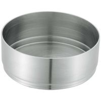 三宝産業 UK ステンレス スタック灰皿 8cm 63-7209-70 1個（直送品