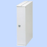 ぶんぶく 機密書類回収ボックス デスクサイド ホワイト KIM-S-8 （直送