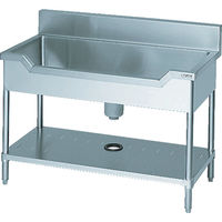 マルゼン 一槽シンク750×450×800(ホース付) BS1-074 1台 465-5371