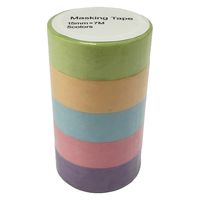 ワールドクラフト マスキングテープ 5巻セット MTP-5 1袋（5巻入