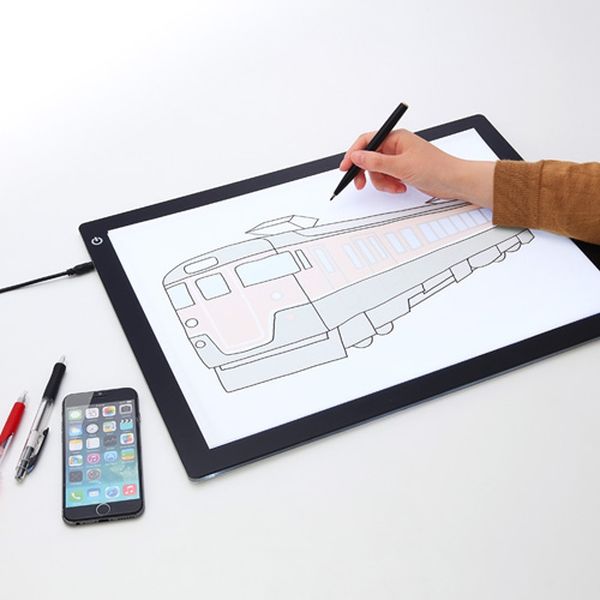 サンワダイレクト LEDトレース台（薄型・A3サイズ・3段階調光機能付き
