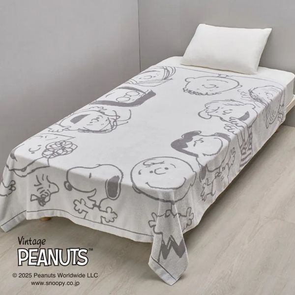 PEANUTS バスタオル 日本製 ホワイト 4枚セット 【公式通販】