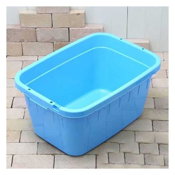 新輝合成 トンボ角型タライジャンボ 水抜栓付 60型 66521 1個（直送品