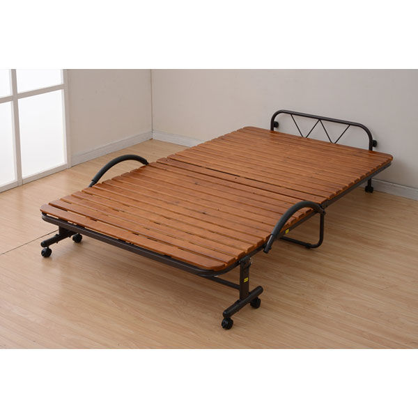 ETBELLA 折りたたみベッド ブラウン ETBELLA 折りたたみベッド