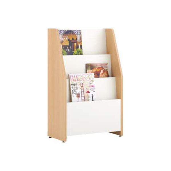 オカムラ マガジンラック 3段2列 ネオウッドライト 550幅×300奥行×900